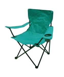 SEDIA DA CAMPEGGIO PIEGHEVOLE CON BRACCIOLI EUROGARDEN OTTANIO 50X50X82 CM